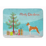 Caroline'S Treasures Basenji Merry Christmas Tree Floor Mat, 19 X 27, Multicolor