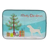 Caroline'S Treasures Anatolian Shepherd Merry Christmas Tree Dish Drying Mat, 14 X 21