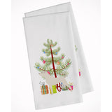 Anatolian Shepherd Merry Christmas Tree White Kitchen Towel Set Of 2