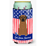 Caroline'S Treasures Bb3010Tbc Patriotic Usa Mastiff Brindle Tall Boy Hugger Cold-Beverage-Koozies, Multicolor