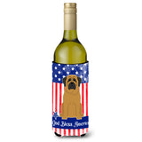 Caroline'S Treasures Bb3013Literk Patriotic Usa Mastiff Wine Bottle Hugger Cold-Beverage-Koozies, 750 Ml, Multicolor