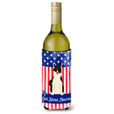 Caroline'S Treasures Bb3024Literk Usa Russo-European Laika Spitz Wine Bottle Hugger Cold-Beverage-Koozies, 750 Ml, Multicolor,