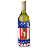 Caroline'S Treasures Bb3042Literk Staffordshire Bull Terrier Brown Wine Bottle Hugger Cold-Beverage-Koozies, 750 Ml, Multicolo