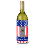 Caroline'S Treasures Bb3054Literk Patriotic Usa Glen Of Imal Grey Wine Bottle Hugger Cold-Beverage-Koozies, 750 Ml, Multicolor