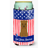 Caroline'S Treasures Bb3055Tbc Patriotic Usa Glen Of Imal Tan Tall Boy Hugger Cold-Beverage-Koozies, Multicolor