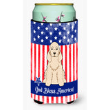 Caroline'S Treasures Bb3089Tbc Patriotic Usa Cocker Spaniel Tall Boy Hugger Cold-Beverage-Koozies, Multicolor