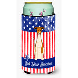 Caroline'S Treasures Bb3094Tbc Patriotic Usa Whippet Tall Boy Hugger Cold-Beverage-Koozies, Multicolor