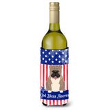 Caroline'S Treasures Bb3121Literk English Bulldog Grey Brindle Wine Bottle Hugger Cold-Beverage-Koozies, 750 Ml, Multicolor