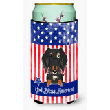 Caroline'S Treasures Bb3123Tbc Usa Wire Haired Dachshund Dapple Tall Boy Hugger Cold-Beverage-Koozies, Multicolor