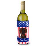 Caroline'S Treasures Bb3124Literk Wire Haired Dachshund Chocolate Wine Bottle Hugger Cold-Beverage-Koozies, 750 Ml, Multicolor
