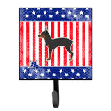 Caroline'S Treasures Usa Patriotic Toy Fox Terrier Leash Or Key Holder Bb3287Sh4, Small, Multicolor