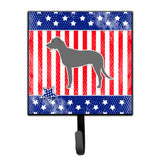 Caroline'S Treasures Usa Patriotic Irish Wolfhound Leash Or Key Holder Bb3303Sh4, Small, Multicolor
