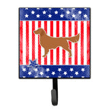 Caroline'S Treasures Usa Patriotic Golden Retriever Leash Or Key Holder Bb3304Sh4, Small, Multicolor