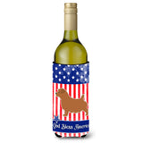 Caroline'S Treasures Usa Patriotic Norfolk Terrier Wine Bottle Beverage Insulator Hugger, 750 Ml, Multicolor