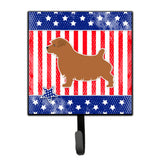 Caroline'S Treasures Usa Patriotic Norfolk Terrier Leash Or Key Holder Bb3309Sh4, Small, Multicolor