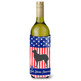 Caroline'S Treasures Usa Patriotic Croatian Sheepdog Wine Bottle Beverage Insulator Hugger, 750 Ml, Multicolor