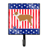 Caroline'S Treasures Usa Patriotic Central Asian Shepherd Dog Leash Or Key Holder Bb3328Sh4, Small, Multicolor