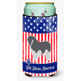 Caroline'S Treasures Usa Patriotic Polish Lowland Sheepdog Dog Beverage Insulator Hugger, Tall Boy, Multicolor