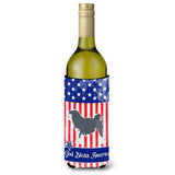 Caroline'S Treasures Usa Patriotic Lowchen Wine Bottle Beverage Insulator Hugger, 750 Ml, Multicolor