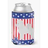 Caroline'S Treasures Usa Patriotic Bichon Frise Can Or Bottle Hugger Bb3345Cc, Can Hugger, Multicolor