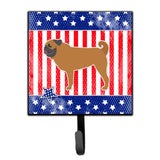 Caroline'S Treasures Usa Patriotic Pug Leash Or Key Holder Bb3347Sh4, Small, Multicolor