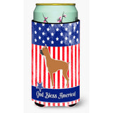 Caroline'S Treasures Usa Patriotic Boxer Beverage Insulator Hugger, Tall Boy, Multicolor