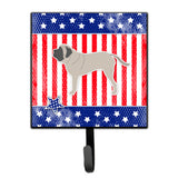 Caroline'S Treasures Usa Patriotic English Mastiff Leash Or Key Holder Bb3356Sh4, Small, Multicolor