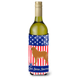 Caroline'S Treasures Usa Patriotic Leon Berger Wine Bottle Beverage Insulator Hugger, 750 Ml, Multicolor