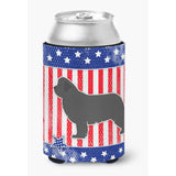 Caroline'S Treasures Usa Patriotic Newfoundland Can Or Bottle Hugger Bb3364Cc, Can Hugger, Multicolor