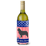 Caroline'S Treasures Usa Patriotic Newfoundland Wine Bottle Beverage Insulator Hugger, 750 Ml, Multicolor
