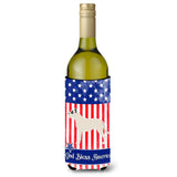 Caroline'S Treasures Usa Patriotic Dog Argentina Wine Bottle Beverage Insulator Hugger, 750 Ml, Multicolor