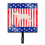 Caroline'S Treasures Usa Patriotic Dogo Argentino Leash Or Key Holder Bb3367Sh4, Small, Multicolor