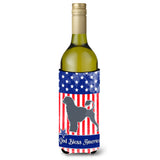Caroline'S Treasures Usa Patriotic Portuguese Water Dog Wine Bottle Beverage Insulator Hugger, 750 Ml, Multicolor