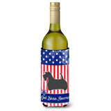 Caroline'S Treasures Usa Patriotic Scottish Terrier Wine Bottle Beverage Insulator Hugger, 750 Ml, Multicolor