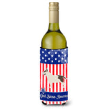 Caroline'S Treasures Usa Patriotic Bull Terrier Wine Bottle Beverage Insulator Hugger, 750 Ml, Multicolor