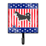 Caroline'S Treasures Usa Patriotic Siberian Husky Leash Or Key Holder Bb3380Sh4, Small, Multicolor