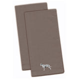 Caroline'S Treasures Bb3383Gytwe Dalmatian Gray Embroidered Kitchen Towel (Set Of 2), 28 X 19, Multicolor