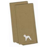 Caroline'S Treasures Bb3394Tntwe Bedlington Terrier Tan Embroidered Kitchen Towel (Set Of 2), 28 X 19, Multicolor