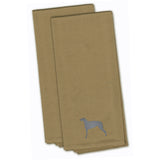 Caroline'S Treasures Bb3396Tntwe Scottish Deerhound Tan Embroidered Kitchen Towel (Set Of 2), 28 X 19, Multicolor