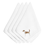 Caroline'S Treasures Bb3398Npke American Foxhound Embroidered Napkins (Set Of 4), 20, Multicolor
