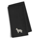 Caroline'S Treasures Bb3418Bktwe Pyrenean Shepherd Black Embroidered Kitchen Towel (Set Of 2), 28 H X 19 W, Multicolor