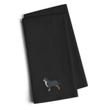 Caroline'S Treasures Bb3419Bktwe Bernese Mountain Dog Black Embroidered Kitchen Towel (Set Of 2), 28 H X 19 W, Multico
