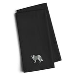 Caroline'S Treasures Bb3425Bktwe Caucasian Shepherd Dog Black Embroidered Kitchen Towel (Set Of 2), 28 H X 19 W, Multi