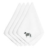 Caroline'S Treasures Bb3425Npke Caucasian Shepherd Dog Embroidered Napkins (Set Of 4), 20, Multicolor