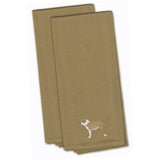 Caroline'S Treasures Bb3428Tntwe Central Asian Shepherd Dog Tan Embroidered Kitchen Towel (Set Of 2), 28 X 19, Multico