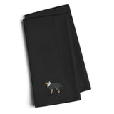 Caroline'S Treasures Bb3430Bktwe Sheltie/Shetland Sheepdog Black Embroidered Kitchen Towel (Set Of 2), 28 H X 19 W, Mu