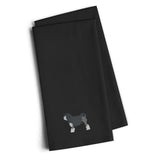 Caroline'S Treasures Bb3435Bktwe Lowchen Black Embroidered Kitchen Towel (Set Of 2), 28 H X 19 W, Multicolor