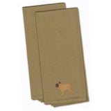 Caroline'S Treasures Bb3440Tntwe Brussels Griffon Tan Embroidered Kitchen Towel (Set Of 2), 28 X 19, Multicolor