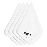 Caroline'S Treasures Bb3441Npke French Bulldog Embroidered Napkins (Set Of 4), 20, Multicolor