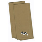 Caroline'S Treasures Bb3441Tntwe French Bulldog Tan Embroidered Kitchen Towel (Set Of 2), 28 X 19, Multicolor
